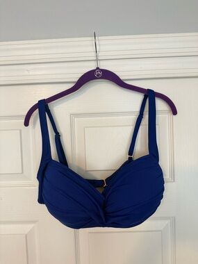 NWOT La Blanca Royal Blue Bikini Top
